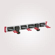 Lade das Bild in den Galerie-Viewer, BRUNS Gerätehalter 50 cm 4 Halter 2 Haken