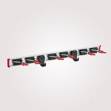 Lade das Bild in den Galerie-Viewer, BRUNS Gerätehalter 75 cm 6 Halter 2 Haken
