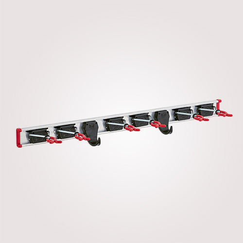 BRUNS Gerätehalter 75 cm 6 Halter 2 Haken